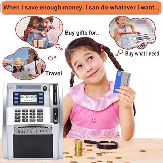 ATM Piggy Bank for Kids