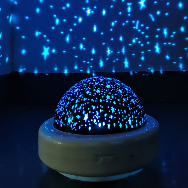 Star Moon Milky Way Projection Lamp for Children's Bedroom