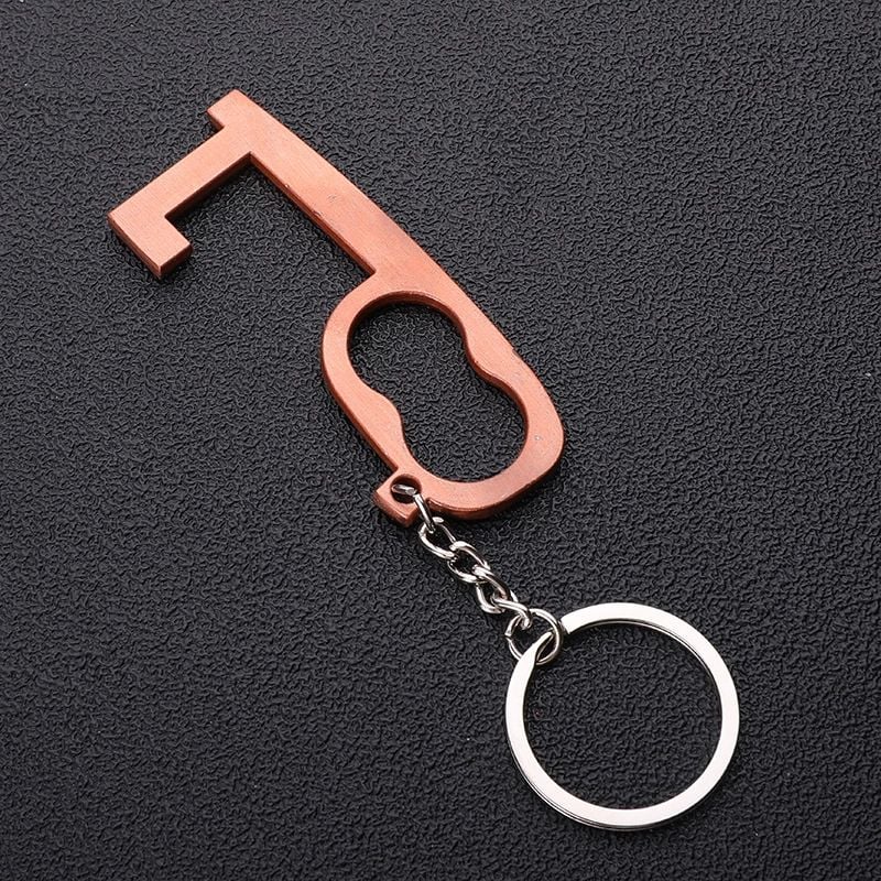 No Touch Door Keychain Utility Tool 