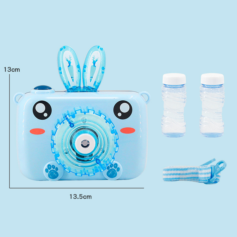 Cute Cartoon Pig Plastic Camera Bubble Machine Children's Toys 