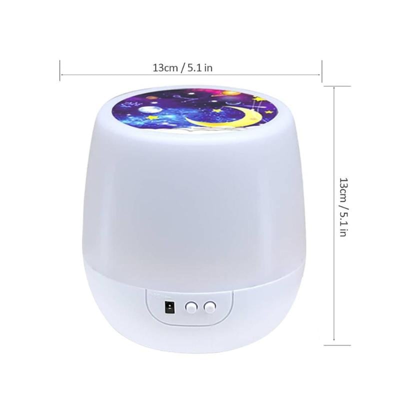 Colorful Rotating Star Projection Lamp Night Light for Kids