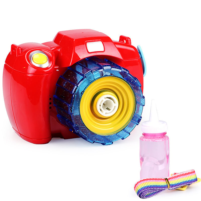Cute Cartoon Pig Plastic Camera Bubble Machine Children's Toys 