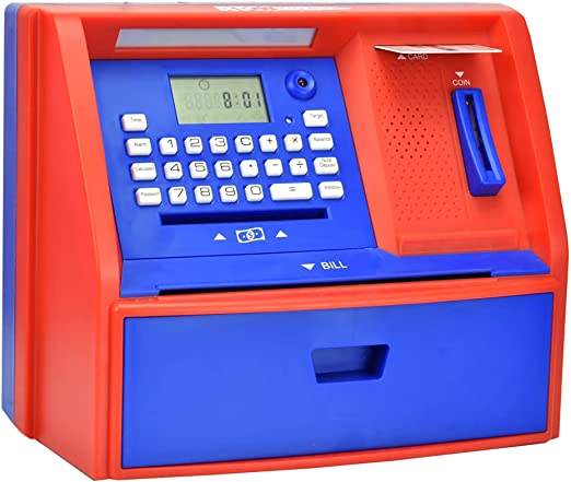 ABS Material ATM Piggy Bank for Kids