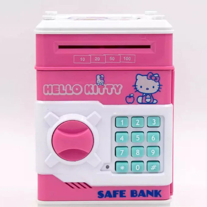 Electronic Plastic ATM Password Cash Coin Savings Box