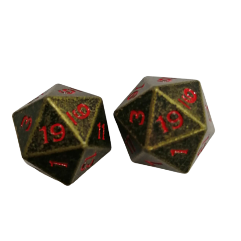 Wholesale Multi-sided Digital Dice Metal Round Corner Dice